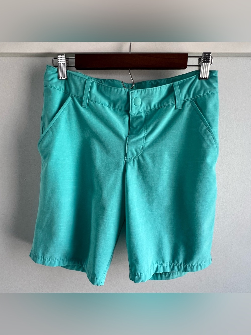 Art Class Boys Size 16 Swim Trunks Aqua Teal Blue Board Shorts